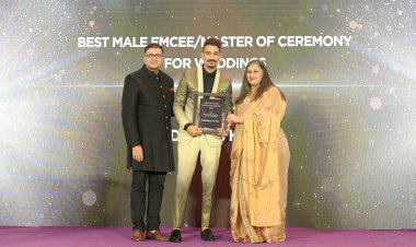 "Weddings ka Raj' once again proves grandeur. Bags the Best wedding anchor of the Country at Wedding Sutra Influencer Awards.