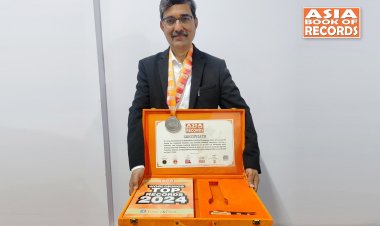Dr. Anup Sharma Sets Record for Maximum Domestic and Overseas Teaching Experience in Asia Book of Records